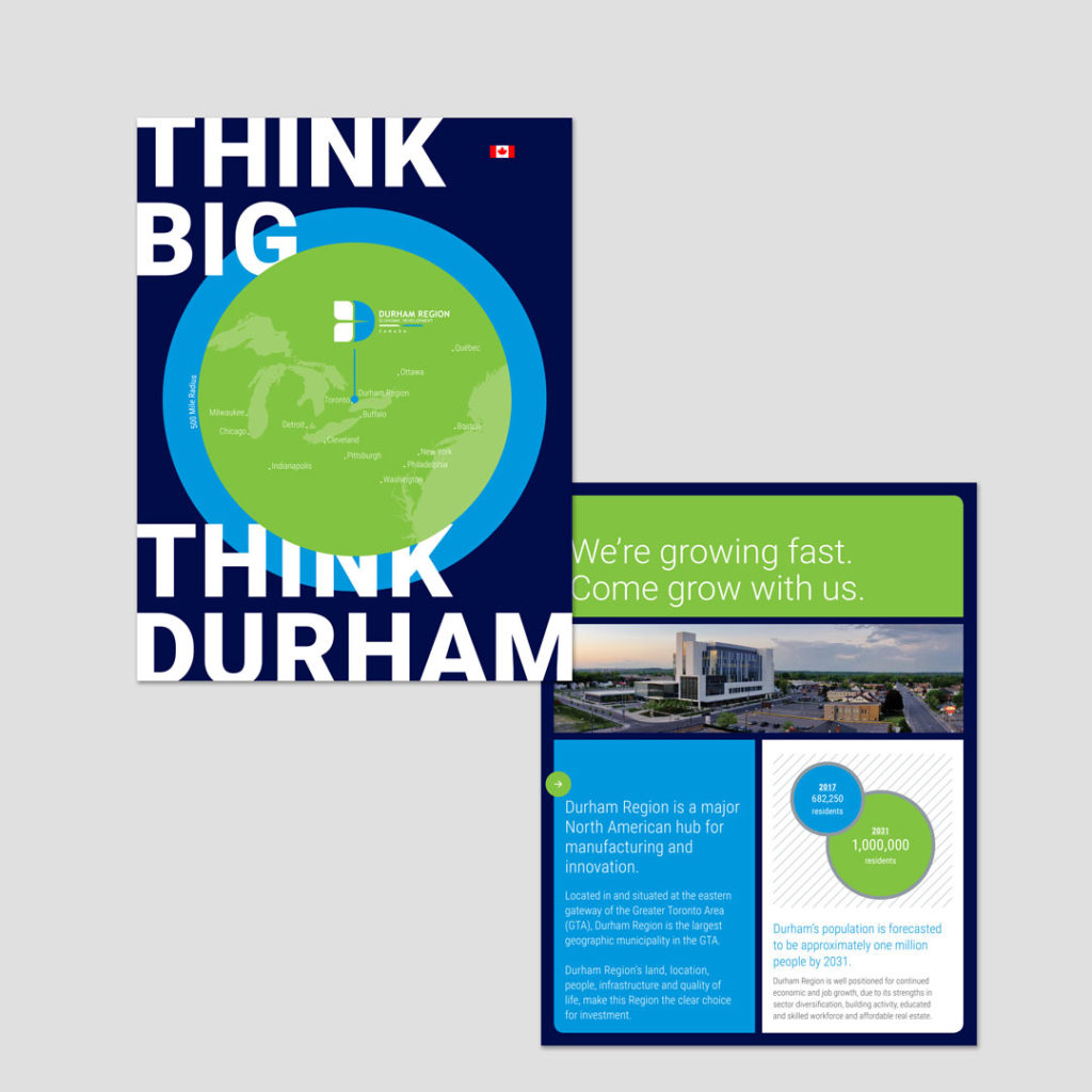 Durham Region Economic Development Brand Identity Design