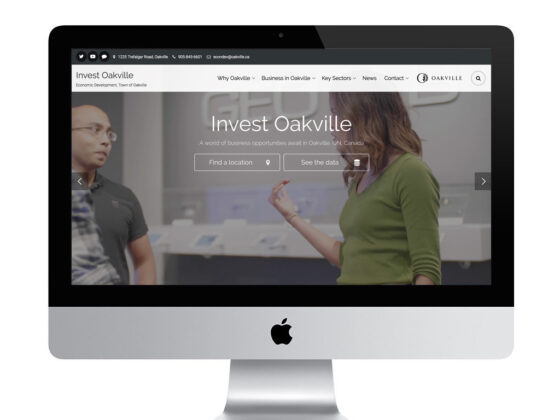 Invest Oakville Website Design