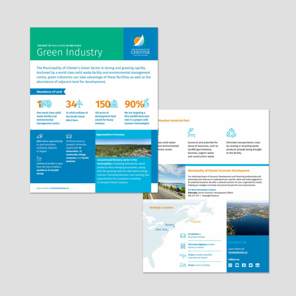 Chester Economic Development Green Industry Sector Profile Design