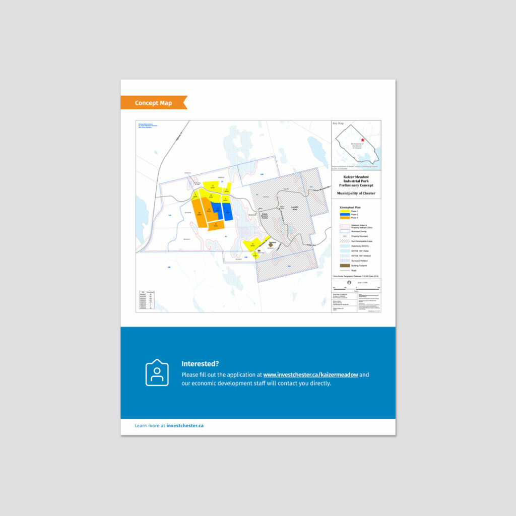 Chester Economic Development Kaizer Meadow Sell Sheet Design